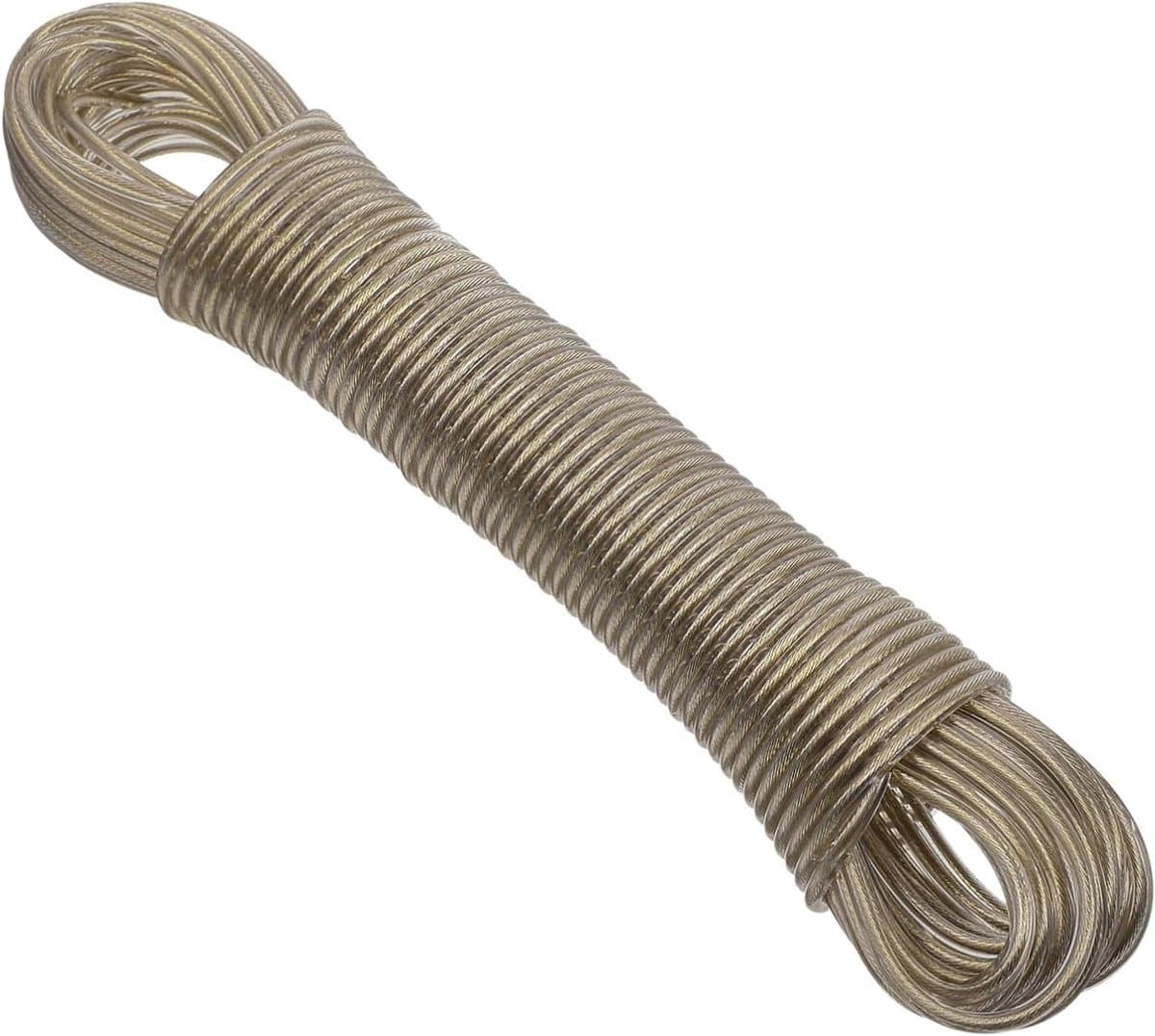 Draad Waslijn - Kledinglijn Reis - Kleding Drogen - Met Plastic Coating - 2000 cm - Zilver — afbeelding 1