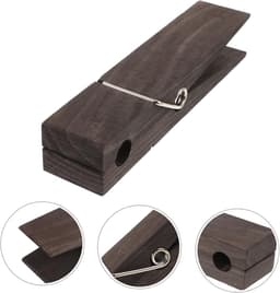 Houten Wasknijper - Grote Klem - Handdoeken Drogen - Rustiek Design - 22cm - Niet Gespecificeerd — thumbnail 4