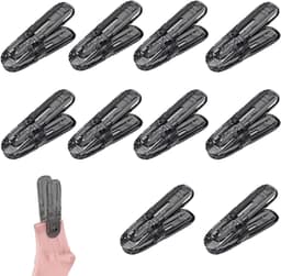 Drogen Clips - Kleding Hangers - Kleding Droge - Winddicht Ontwerp - 10 Stuks - Transparant Grijs — thumbnail 1