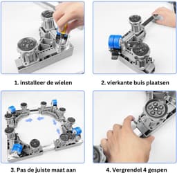 MKSS® Wasmachine Verhoger - Ombouw - Kast - Lichtgrijs — thumbnail 2