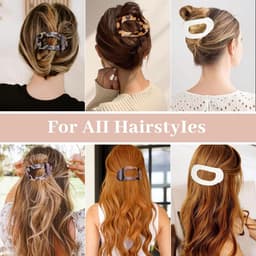 3x Grote Ronde Platte Haarspelden voor Dik Haar, Stevige Klemmen voor Dames — thumbnail 2