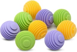 GELLDG Droogballen - 9 stuks set - Wasballen - Vermindert kreuken - Herbruikbaar - Geschikt voor alle wasmachines - Rubberen was- en droogballen - Geschikt voor zachte en kreukvrije kleding — thumbnail 1