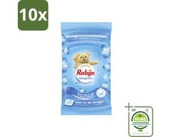 10 x Robijn Droogtrommeldoekjes Morgenfris 20 stuks per verpakking - Grootverpakking - Droogtrommeldoekjes - Wasgoed Drogen - Frisse Geur - Wasgoed Verzorgen - Kleuren Beschermen