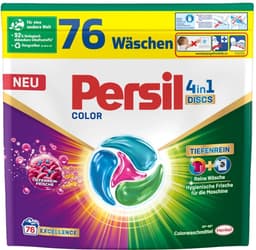 2 x Persil – Wasmiddel Discs 4-in-1 – Color - 76 Capsules - Wasmiddel - Kleuren Beschermen - Vlekken Verwijderen - Wasdiscs - Gekleurde Was — thumbnail 2