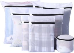 Okado Waszakken Set 7 stuks – Wasnetten met ritsbescherming – Voor delicaat wasgoed & BH’s – Fijnmazig polyester – Beschermt kleding en wasmachine – Ook als packing cubes travel organizer — thumbnail 1