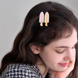 12 Stuks Platte Knikvrije Haarspelden voor Pony en Styling - Naadloze Kleurrijke Haarklemmen — thumbnail 5