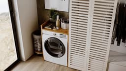 Wasmachine Ombouw - Opbouwmeubel Kast - Meubel Rek - Huishoudelijk — thumbnail 3