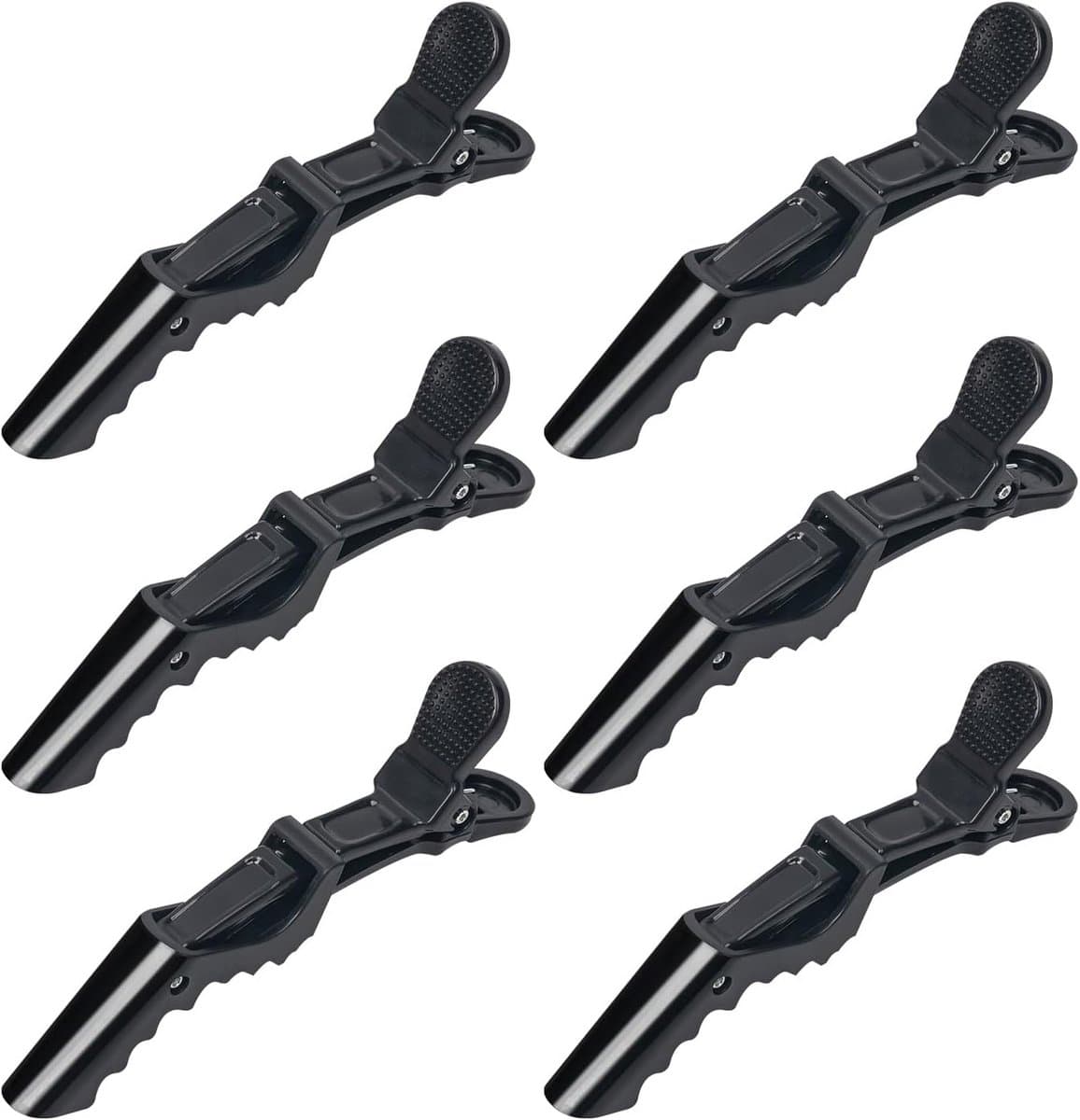 6 Professionele Kappers Haarclips Zonder Spoor | Alligator Klemmen voor Styling en Knippen — afbeelding 1