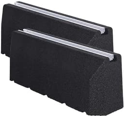 Trillingsdempend rubber montagebalk 600 mm - 2 stuks inclusief montageschroeven — thumbnail 5