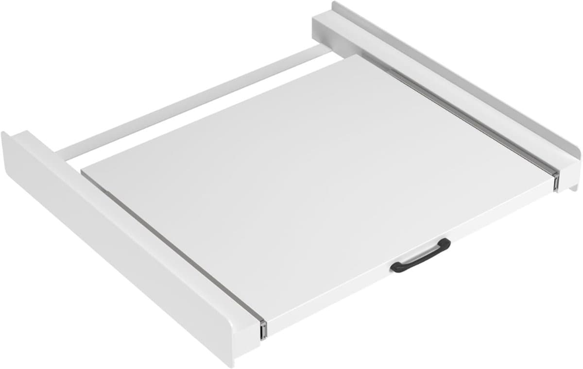 DnA® Tussenstuk Wasmachine Droger - Stapelkit - Tussenstuk Wasmachine en Droger - Tussenstuk Wasmachine Droger Zwart - Tussenstuk Wasmachine Droger Aeg - Wit - 54cm x 60cm x 8cm — afbeelding 1