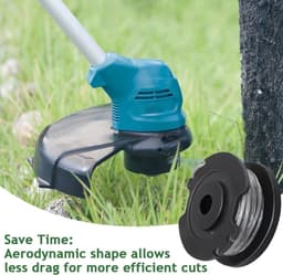 6 stuks Spool - 2 hoes - geschikt voor Bosch Easy Gras Cut 18 V 23 26 18 Strimmer Bijlagen - Onderdeelnummer F016800569 F016800385 — thumbnail 4
