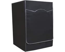 Wasmachine hoes - Wasmachine Beschermer - Wasmachine beschermer - Oxford doek - Wasmachine overtrek - Waterdicht, Zonwerend en Stofdicht - Wasdroger beschermhoes - Past op de meeste machines met voorlader - 60 x 55 x 85 CM - Zwart