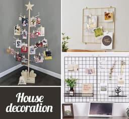 100 stuks sterren wasknijpers hout Kerstmis houten knijpers voor foto kleine handwerkklemmen voor feest Kerstmis decoratie bruiloft — thumbnail 3