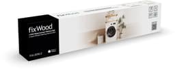 Fixwood 2-Laags Wasmachine Rek – Zwart - Houten Opbergrek voor Wasmachine – Ruimtebesparend Badkamerrek 127 cm – Beukenlook – 33x66x127 cm — thumbnail 3