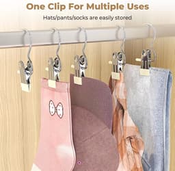 Draaibare antislip wasknijpers - Multifunctionele haakclips - 20 stuks - Haakontwerp - Drogen - Kan ook worden gebruikt als fotoclip of wenskaartenclip - Roze — thumbnail 4