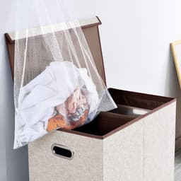 Wasmand met twee vakken, 150 liter — thumbnail 3