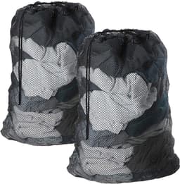 Wasnet voor wasmachine - waszak voor lingerie, sokken, panty's, kousen en babykleding (afmetingen: 60 x 90 cm voor 5 kg wasgoed), 2 stuks — thumbnail 1