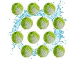 Wasmachine dierenhaarverwijderaar - 12 stuks - groen — afbeelding 1