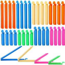 Ibenzoa® Herbruikbare Sluitclips Set van 32 Stuks in Verschillende Kleuren voor Keuken en Snackverpakkingen — thumbnail 1