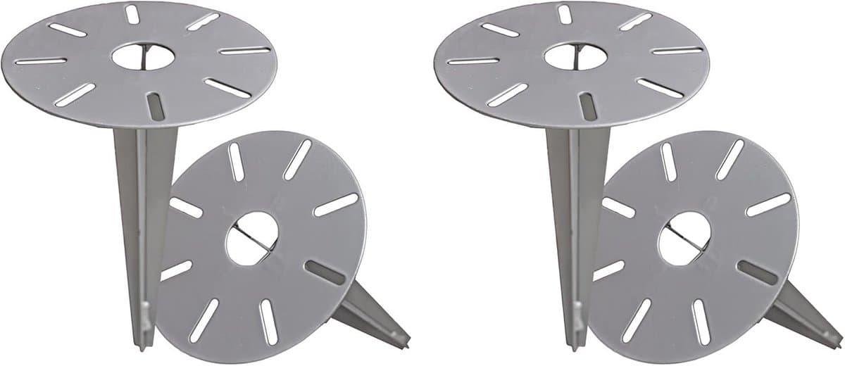Tuinspies 4 stuks - Grondankers voor Lampen en Tuindecoraties, Ø 15,5 x H 30,5 cm — afbeelding 1