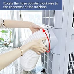 RFWR® Afvoerslang 130 mm voor Airconditioning en Ventilatie - 2 m Intrekbaar PVC — thumbnail 5