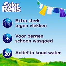 Color Reus - Waspoeder - Gekleurde Was - 65 Wasbeurten - Voordeelverpakking - 2 stuks — thumbnail 5