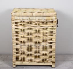 Wasmand - Rechthoek - 50x35xH65 - Met binnenzak - Riet - Rotan - Naturel — thumbnail 2