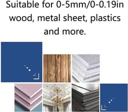 Holle metalen holteankers, 10 stuks M6 extra korte holle muurankers, holle deurbevestigingen voor 0-5 mm deurwand, aluminiumplaat, ijzeren plaat, houten plank (25 mm) — thumbnail 2