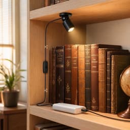6 stuks mini-led-spots, 1 W, 360 graden draaibaar, voor binnen, kastverlichting, dimbare kleine accentverlichting, spotlight voor sieraden, hal, vitrinekasten (4000 K neutraal licht) — thumbnail 3
