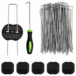 Set van 50 Stuks Grondankers met Wasers voor Tuin en Kampeergebruik — thumbnail 1