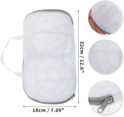 Dailygoods- Waszakken - Mesh-design - Beha-waszakken - Ondergoed - Waszakken met ritssluiting - Duurzaam - Beschermend - Wasnet — thumbnail 4