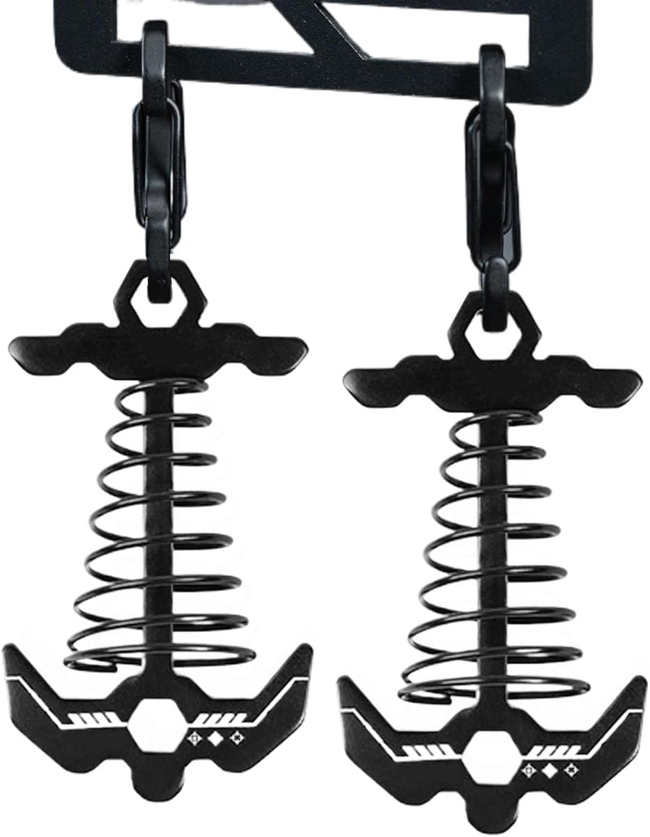 Grondpen - Tentanker Visgraat - Buiten Verankeren - Winddicht Aluminium - 10 cm Lengte - Xuan — afbeelding 1