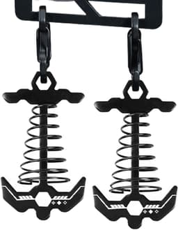 Grondpen - Tentanker Visgraat - Buiten Verankeren - Winddicht Aluminium - 10 cm Lengte - Xuan — thumbnail 1