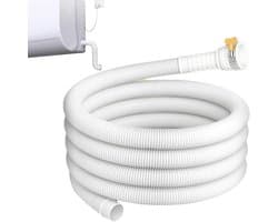 Airco Afvoerslang - Ontvochtiger Kabel - Condens Afvoeren - Verstelbare Klem - 3 Meter - Zwart