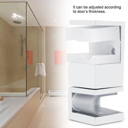 Dailygoods- Schuifdeuronderhouder roestvrij staal - Deurbuffer - Instelbaar - Duurzaam - Hittebestendig - Verstelbare afmetingen 6x2x2 cm - Deurstopper — thumbnail 2