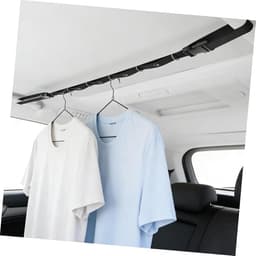 Verstelbare Waslijn - Kledingtouw Auto - Ruimte Besparen - Hoge Draagkracht - 118 cm - Zwart — thumbnail 4