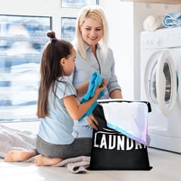 Solidchoice- Reiswaszak Waterdicht - 2 Stuks - Grote Waszak 46 x 58 cm - Natte Tas voor Vuile Kleding - Wasbare Gymtas - Hoogwaardig Polyester - Nattas — thumbnail 2