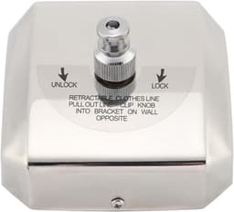 Intrekbare Waslijn - Droger RVS - Kleding Drogen - Roestbestendig Oppervlak - Niet gespecificeerd - Zwart — thumbnail 4