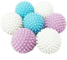 carmdering - Wasballen - Vlekverwijderende en anti-klit wonderballen -Set van 9 pluisballen - Voor in de wasmachine - Gebruikt om kleding te verzachten, kreukels te verminderen en statische elektriciteit tegen te gaan — thumbnail 1