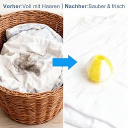 SnelShoppen - 8 stuks herbruikbare dierenhaarverwijderaar wasmachine, pluisballen voor effectief verwijderen van huisdierhaar, ultrafijne vezels, veil — thumbnail 4