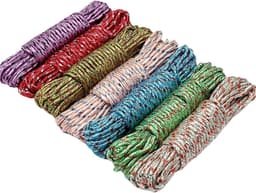 Draagbare Waslijn - Nylon Lijn - Buiten Reizen - Eenvoudig Installeren - 2 Stuks 900cm - Willekeurig — thumbnail 1
