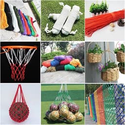Outdoor Waslijn - Kledinglijn Buiten - Was Drogen - Gevlochten Nylon - 10 Meter - Messing — thumbnail 3