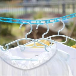 Waslijn - Outdoor lijn - Kleding drogen - Draagbaar en sterk - 9 meter - Roze — thumbnail 4