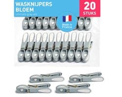 Dailygoods- Wasknijpers Robuust - Soft Grip - Bloemmotief - Duurzaam - Voor Binnen/Buiten - Sterke Spring - Wasknijper