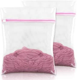 Dailygoods- Waszak Set van 2 - 30 x 40 cm - Delicate Waszak - Waszakken met Ritssluiting - Reiswaszak - Duurzaam Mesh Ontwerp - Wasnet — thumbnail 1
