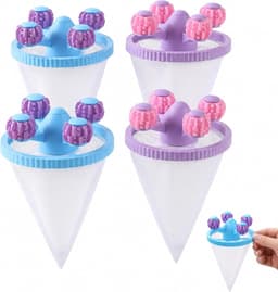 Pluisvanger wasmachine 4 stuks - roterende roller - effectief dierenhaar verwijderen - voor schone was - ShopVlot — thumbnail 1