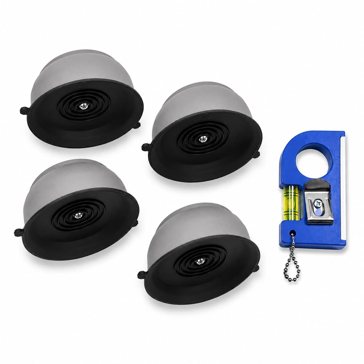 ZoeZo Wasmachine Trillingsdempers 4 Stuks - Schokdempers voor Wasmachine en Droger - Geluiddempend - Anti-slip - Wasmachine Poten — afbeelding 1