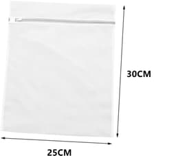 Dailygoods - 2 Stuks Waszakken met Rits - 30 x 25 cm — thumbnail 2