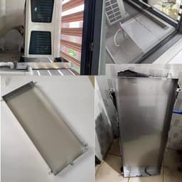 RVS Airconditioner Opvangbak - Lekbak Afvoer Airco - Condenswater Opvangen - 1.2 Mm Dik Staal - 70 x 50 cm — thumbnail 3