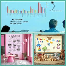 Magnetische Whiteboard Folie – Zelfklevende Whiteboard Sticker voor Muur, Herbruikbare Planner voor Thuis, Kantoor & School (120 x 60 Beige) — thumbnail 5